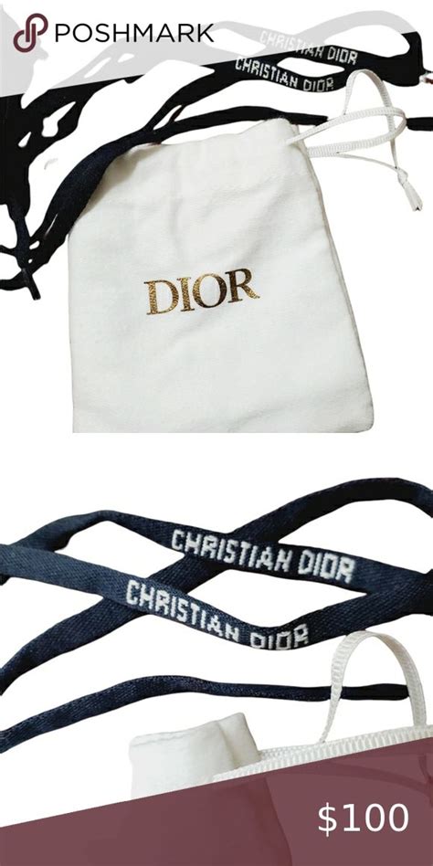 christian Dior shoe laces